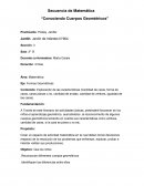 Secuencia de Matemática “Conociendo Cuerpos Geométricos”