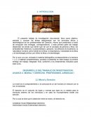 DESARROLLO DELTRABAJO DE INVESTIGACION: AVANCE 2. MORAL Y DERECHO. PROFESIONES JURIDICAS I