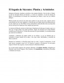 El legado de Sócrates: Platón y Aristóteles
