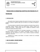 PRODUCCIÓN DE COMBUSTIBLE SINTÉTICO POR PROCESO GTL-FT TECNOLOGÍA