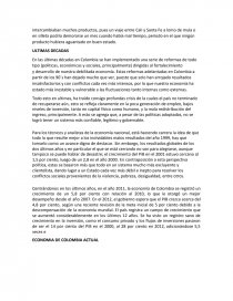 Economia en Colombia. ULTIMAS DECADAS. Página 3
