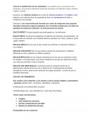 Cual es la clasificación de los materiales?