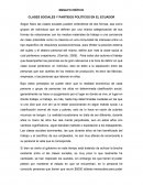 CLASES SOCIALES Y PARTIDOS POLÍTICOS EN EL ECUADOR