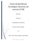 Propiedades de la Materia Práctica