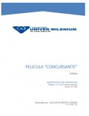 Película Concursante Ensayo