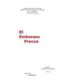 El embarazo precoz "embarazo adolescente"