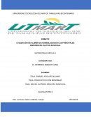 UTILIZACIÓN DE ALIMENTOS FORMULADOS EN LAS PRINCIPALES ESPECIES DE CULTIVO ACUÍCOLA.