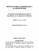 Especialidad Deporte.El Beisbol