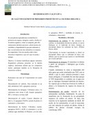 DETERMINACIÓN CUALITATIVA DE ALGUNOS ELEMENTOS PRIMARIOS PRESENTES EN LA MATERIA ORGANICA