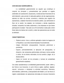 CONTABILIDAD GUBERNAMENTAL. CARACTERISTICAS