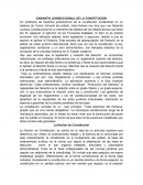 Garantía jurisdiccional de la constitución