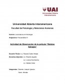 Actividad de análisis de la película Relatos Salvajes