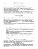 Desarrollo del lenguaje. El lenguaje y sus elementos