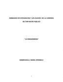 QUE ES UN SEMINARIO DE INTEGRACION Y APLICACIÓN DE LA CARRERA DE CONTADOR PUBLICO