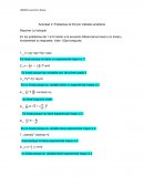 Calculo actividad .Problemas de ED por métodos analíticos