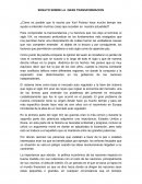 Ensayo sobre la gran transformacion