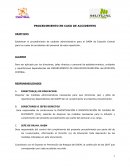 Como se puede Establecer el procedimiento de carácter administrativo para el DAEM de Estación Central para los casos de accidentes del personal de esta repartición.