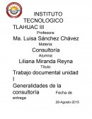 Trabajo documental unidad I Generalidades de la consultoría
