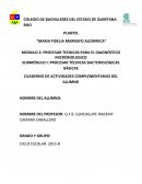 Procesar tecnicas para el diagnóstico microbiologico