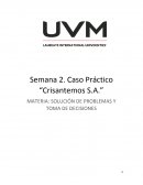 Semana 2. Caso Práctico “Crisantemos S.A.”