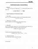 Transformada de Laplace - Conceptos Básicos