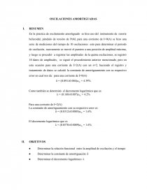 OSCILACIONES AMORTIGUADAS. Página 1
