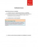 Depreciación ¿La empresa cuenta con un departamento de finanzas y contabilidad?