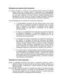 Estrategias que el gobierno debe instrumentar