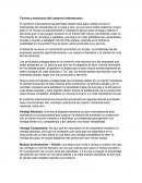 Cuales son las Teorías y estructura del comercio internacional.