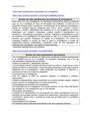 Investigación sobre planteamiento del problema de investigación