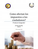Impuestos Como afectan los impuestos a los ciudadanos?