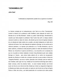 SONAMBULOS. Página 1