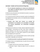 Actividad 1: Gestión del Conocimiento (Preguntas).