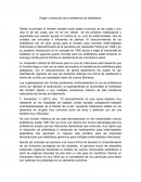 Origen y evolución de la resistencia de antibióticos