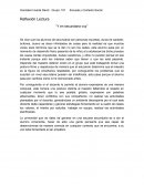 Reflexión Lectura - Y en secundaria voy