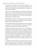 Análisis sobre la educacion que es del otro