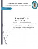 Preparar soluciones acuosas a partir de un soluto sólido y un soluto líquido.
