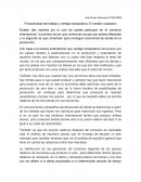 Productividad del trabajo y ventaja comparativa: El modelo ricardiano