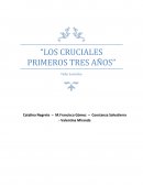 Cruciales 3 primeros años del párvulo