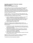 Relatoria clase de ciencia tecnología y sociedad