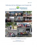 Informe de los diálogos con Grupos de Interés