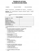 PRUEBA DE LECTURA EL DIARIO DE ANA FRANK