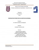 PERFORACION POR METODO DE UN MOTOR DE BIODIESEL