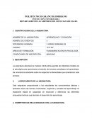 FUNDAMENTACIÓN EN PSICOLOGÍA