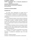 PROGRAMA DE PSICOLOGÍA PARA EL APRENDIZAJE