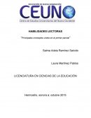 HABILIDADES LECTORAS “Principales conceptos vistos en el primer parcial”