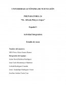 Actividad de integración de español