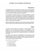 La gran Literatura de las antiguas civilizaciones