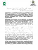 Ensayo sobre globalización y tratados de libre comercio