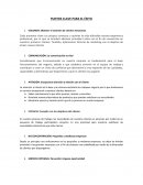 PUNTOS CLAVE PARA EL ÉXITO